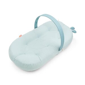 Done by Deer cozy lounger with activity arch Raffi Blue - Doomoo