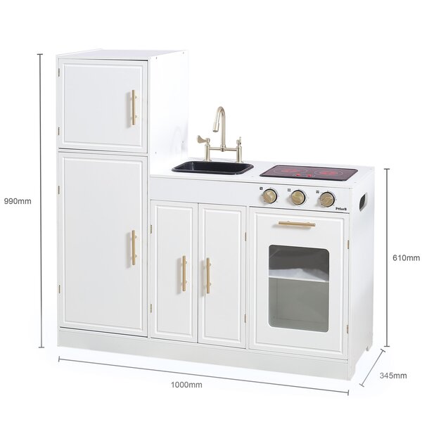 PolarB Classic White Modern Kitchen with Light and Sound - PolarB