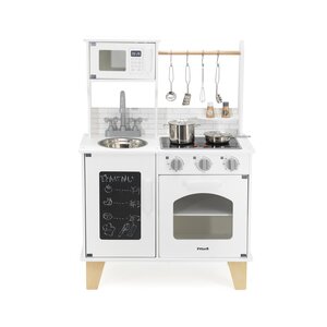 PolarB Little Chefs Kitchen with Light and Sound - Classic White - PolarB