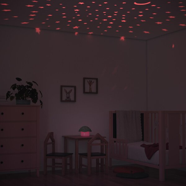Pabobo Mushroom stars projector Pink - Pabobo