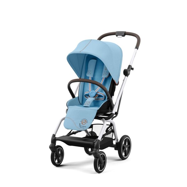 Cybex Eezy S Twist+ 2 buggy Beach Blue, silver frame - Cybex