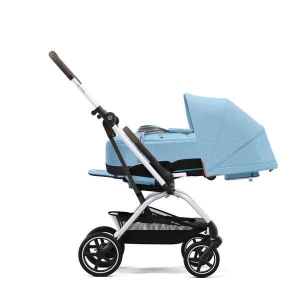 Cybex Eezy S Twist+ 2 buggy Beach Blue, silver frame - Cybex