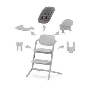 Cybex Lemo 4in1 söögitooli komplekt Suede Grey - Cybex