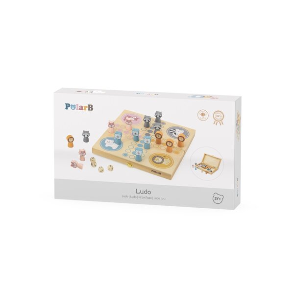 PolarB puidust lauamäng Ludo - PolarB