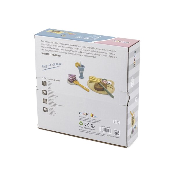 PolarB puidust lõunasöögi komplekt - PolarB