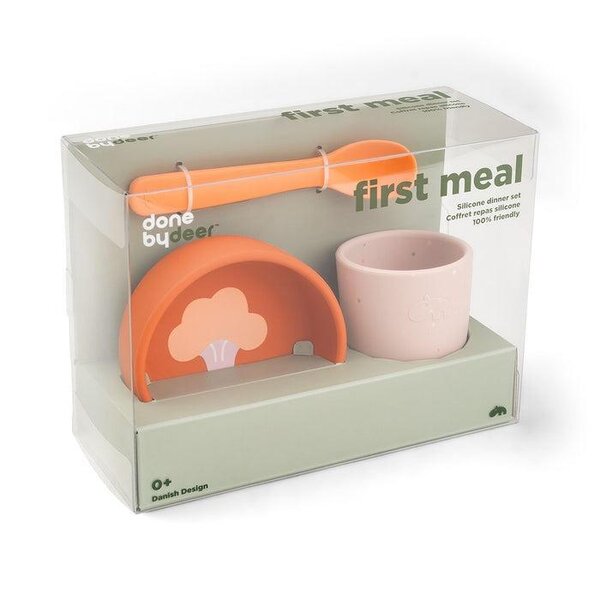 Done by Deer Silicone first meal set Papaya - Done by Deer