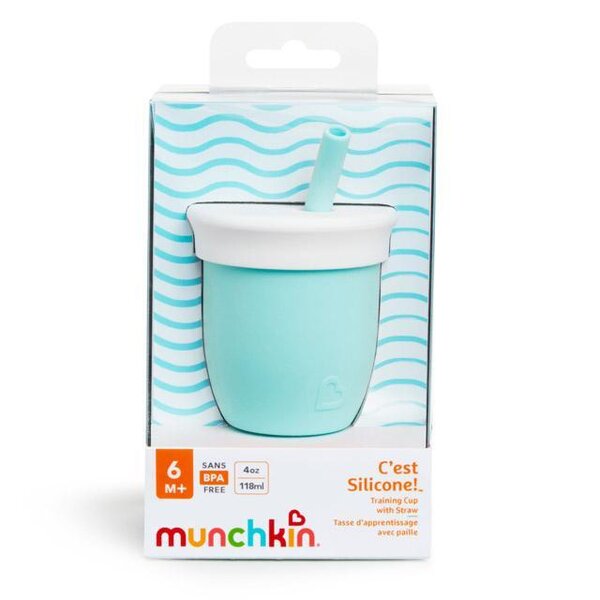 Munchkin бутылочка с соломинкой 118ml Mint - Munchkin