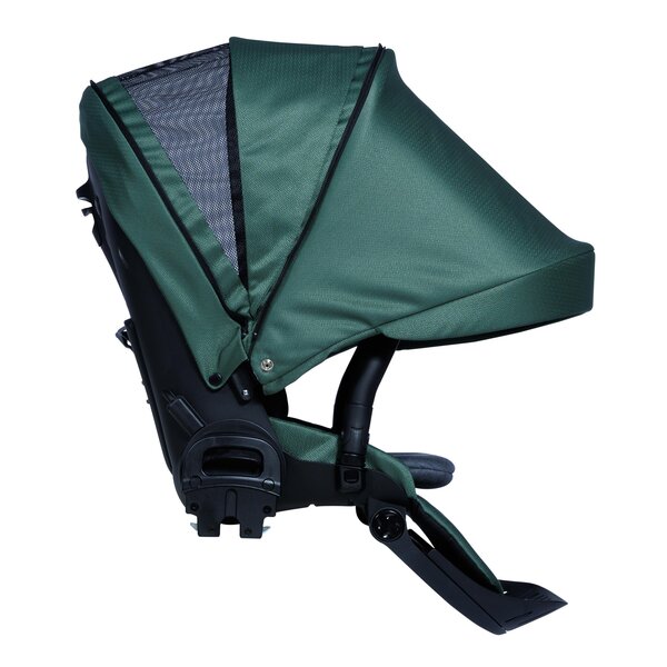 Nordbaby Active Lux ratu komplekts Jungle Green, hromēts rāmis - Nordbaby