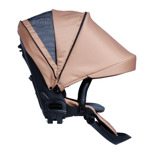 Nordbaby Active Lux ratu komplekts Copper Beige, melns rāmis - Nordbaby