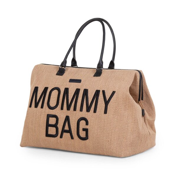 Childhome Mommy Bag suur tarvikute kott Raffia - Childhome