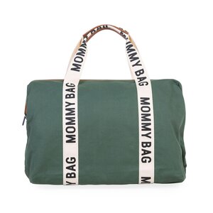 Childhome Mommy Bag сумка Signature Canvas green - Childhome