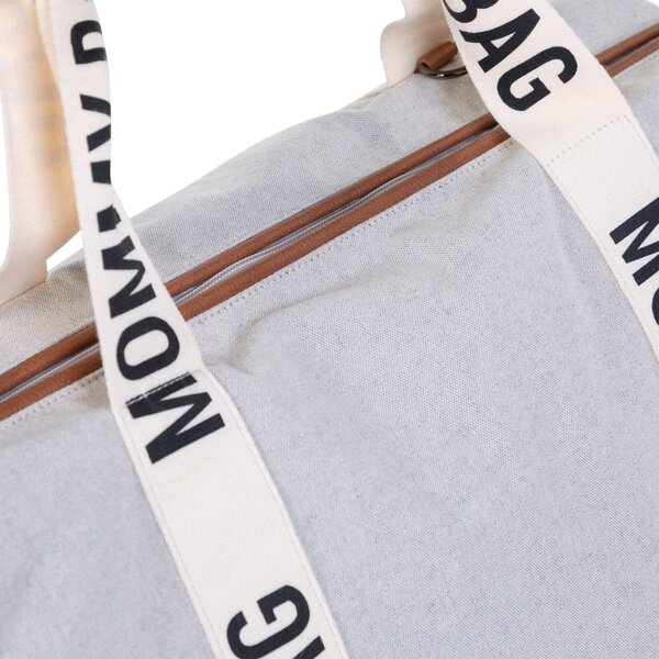 Childhome Mommy Bag soma Signature Canvas OffWhite - Childhome