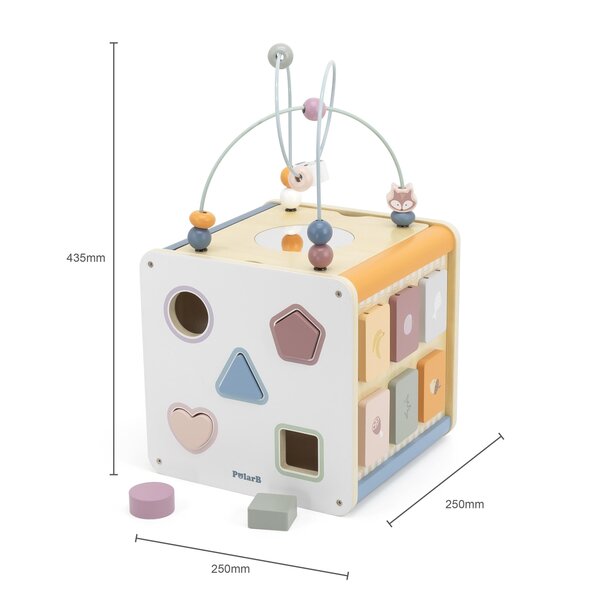 PolarB 8-in-1 Activity Cube Multicolor - PolarB