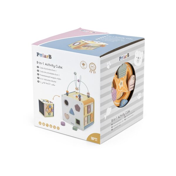 PolarB 8-in-1 Activity Cube Multicolor - PolarB
