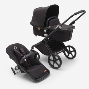 Bugaboo Fox Cub 2in1 vankrikomplekt complete Black/Midnight Black - Bugaboo