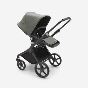 Bugaboo Fox Cub 2in1 ratu komplekts Black/Forest Green - Bugaboo