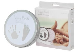 Dooky Happy Hands 2D Round tin handprint - Dooky