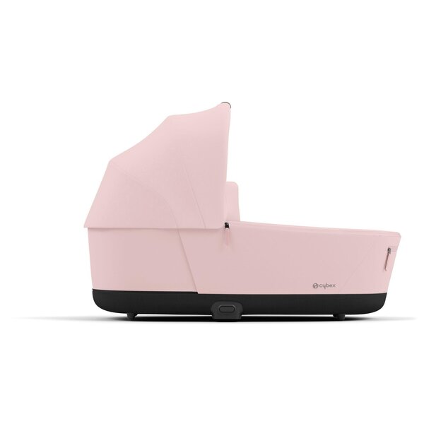 Cybex Priam V4 vežimėlio komplektas Peach Pink, Frame Chrome Brown - Cybex
