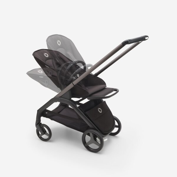 Bugaboo Dragonfly seat stroller Graphite/Grey Melange-Grey Melange - Bugaboo