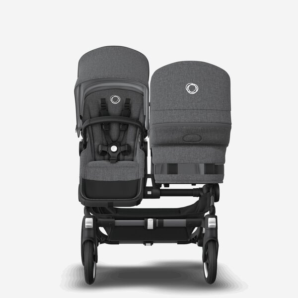 Bugaboo Donkey 5 Duo 2in1 web set Graphite/Grey Melange, Grey Melange - Bugaboo