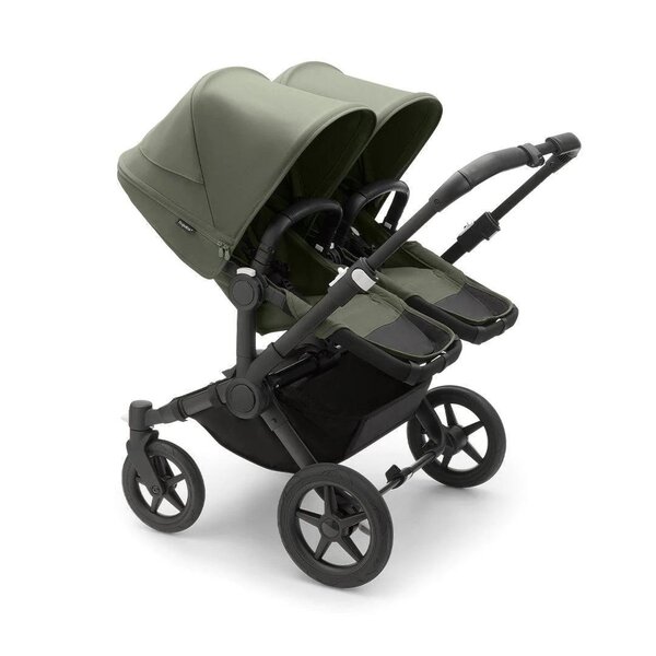 Bugaboo Donkey 5 Twin 2in1 web set Black/Forest Green, Forest Green - Bugaboo