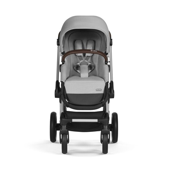 Cybex Eos Lux 2in1 коляска Lava Grey, silver frame - Cybex