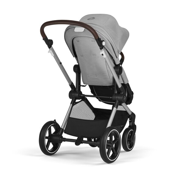 Cybex Eos Lux 2in1 rati Lava Grey, silver rāmis - Cybex