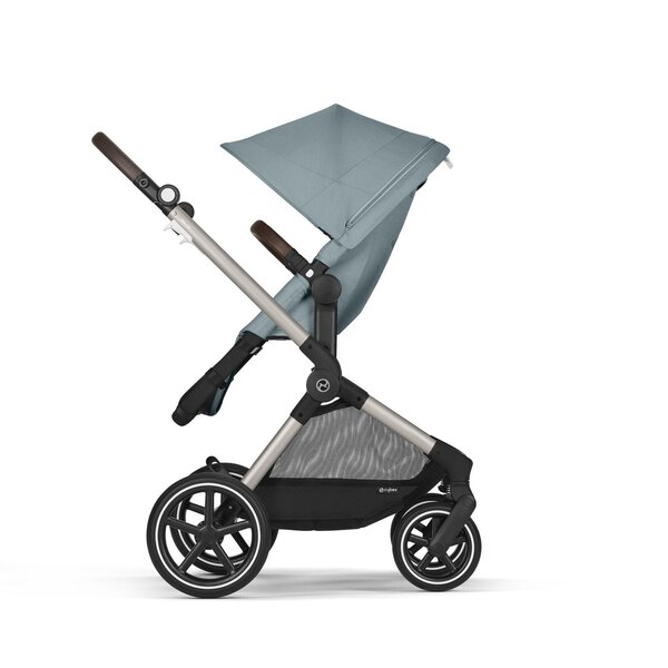 Cybex Eos Lux 2in1 коляска Sky Blue, taupe frame - Cybex