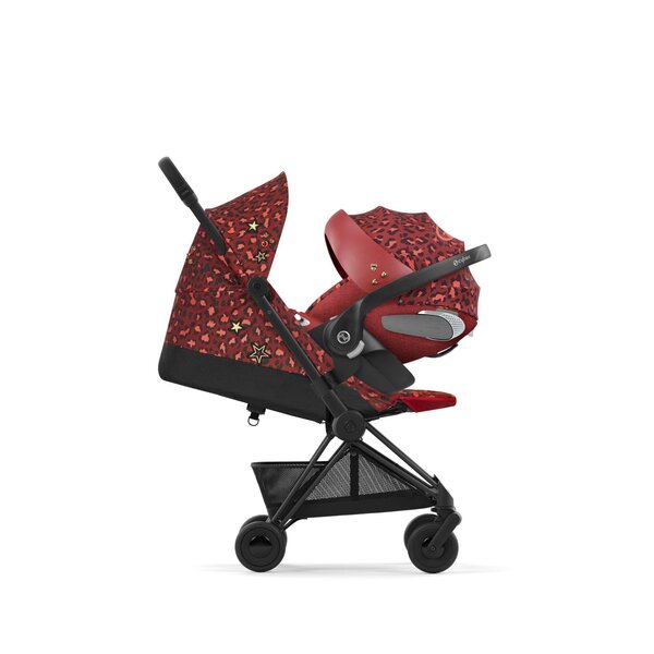 Cybex Coya прогулочная коляска Rockstar Rosenrot Red, Matt Black frame - Cybex