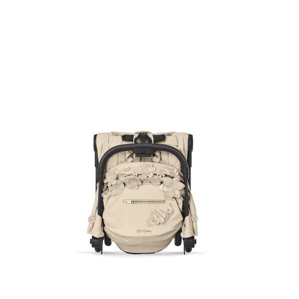 Cybex Coya vežimėlis Simply Flowers Beige, Matt Black frame - Cybex