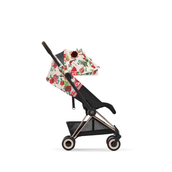 Cybex Coya vežimėlis Spring Blossom Beige, Rosegold frame - Cybex