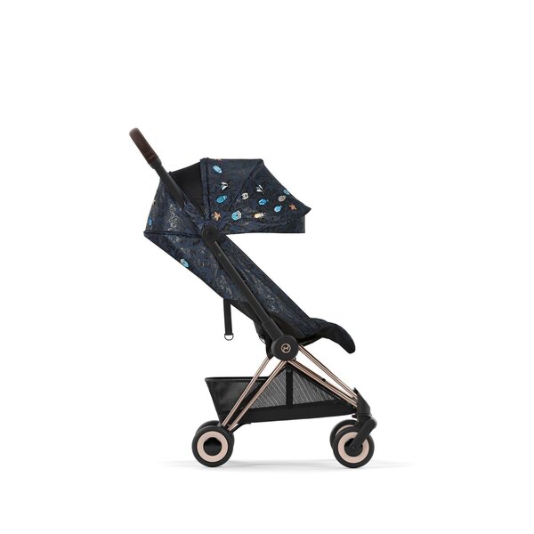 Cybex Coya vežimėlis Jewels of Nature Blue, Rosegold frame - Cybex