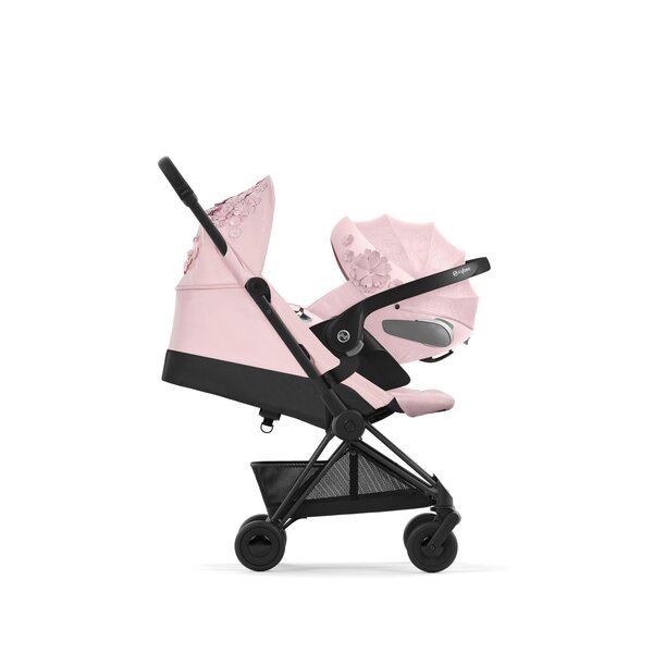 Cybex Coya buggy Simply Flowers Pink, Matt Black frame - Cybex