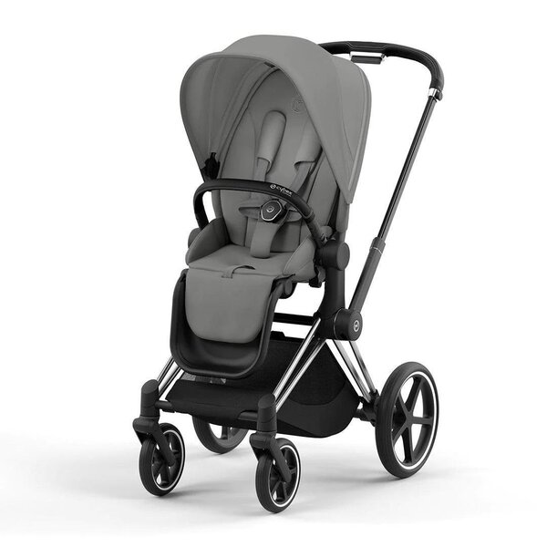 Cybex Priam V4 ratu komplekts Mirage Grey, Frame Chrome Black - Cybex