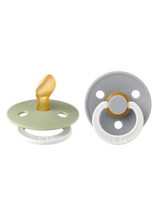 Bibs colour anatomical soother Sage Glow / Cloud Glow - Bibs