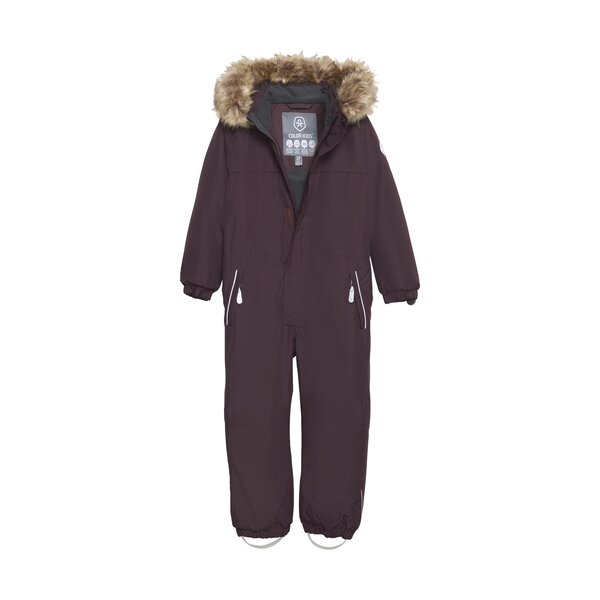 Color Kids Coverall W. Fake Fur - Color Kids