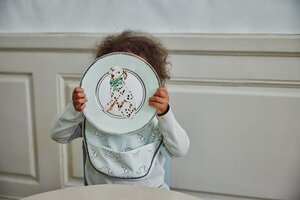 Elodie Details laste sööginõude komplekt Darling Dalmatians - Elodie Details
