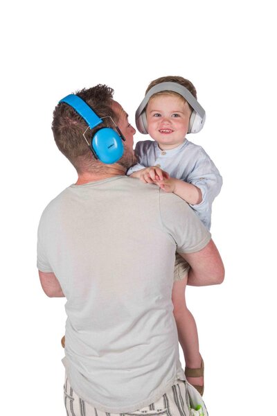 Dooky Baby Ear Protection White (0-3 y) - Dooky