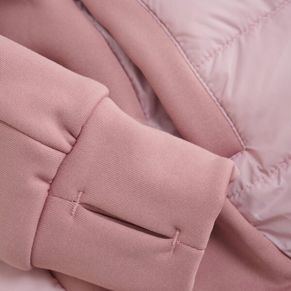 Color Kids Hybrid Fleece Jacket W. Hood - Color Kids