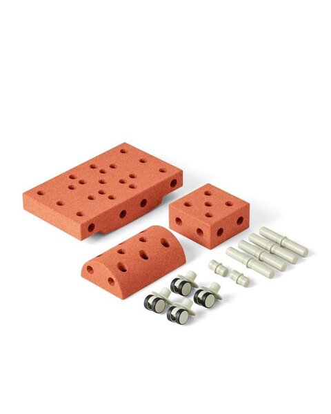 Modu building blocks Curiosity Set Burnt Orange / Dusty Green - Modu