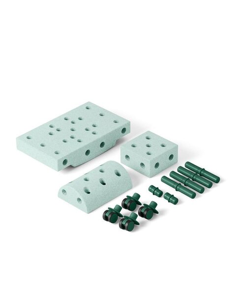 Modu building blocks Curiosity Set Ocean Mint / Forest Green - Modu