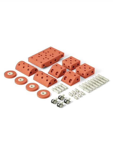 Modu building blocks Dreamer Set Burnt Orange / Dusty Green - Modu