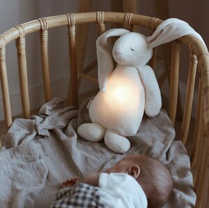 Moonie nightlight-humming Bunny, Cream - Moonie