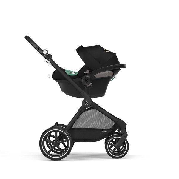 Cybex Eos Lux 2in1 vankrikomplekt Moon Black, must raam - Cybex