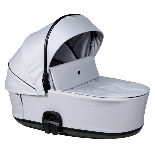 Nordbaby Active Lux vankrikomplekt Gentle Grey, raamiga Chrome Black  - Nordbaby