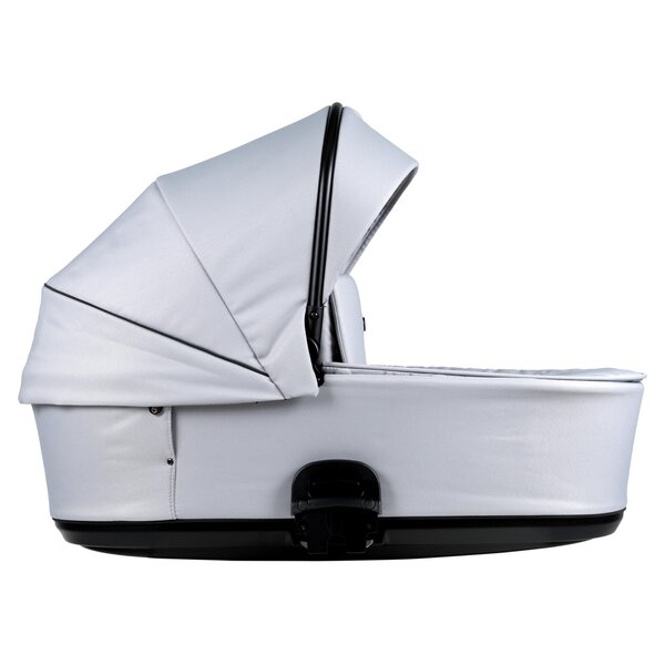 Nordbaby Active Lux vankrikomplekt Gentle Grey, raamiga Chrome Black  - Nordbaby