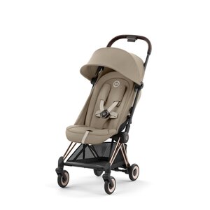 Cybex Coya прогулочная коляска Cozy Beige, rose gold frame - Cybex