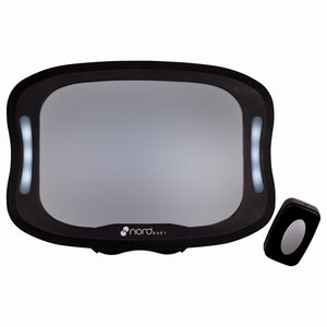 Nordbaby Back seat mirror with LED - Nordbaby
