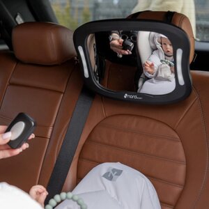 Nordbaby Back seat mirror with LED - Nordbaby