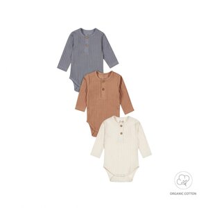 Dirkje Baby body 3-pack ls organic cotton - Dirkje